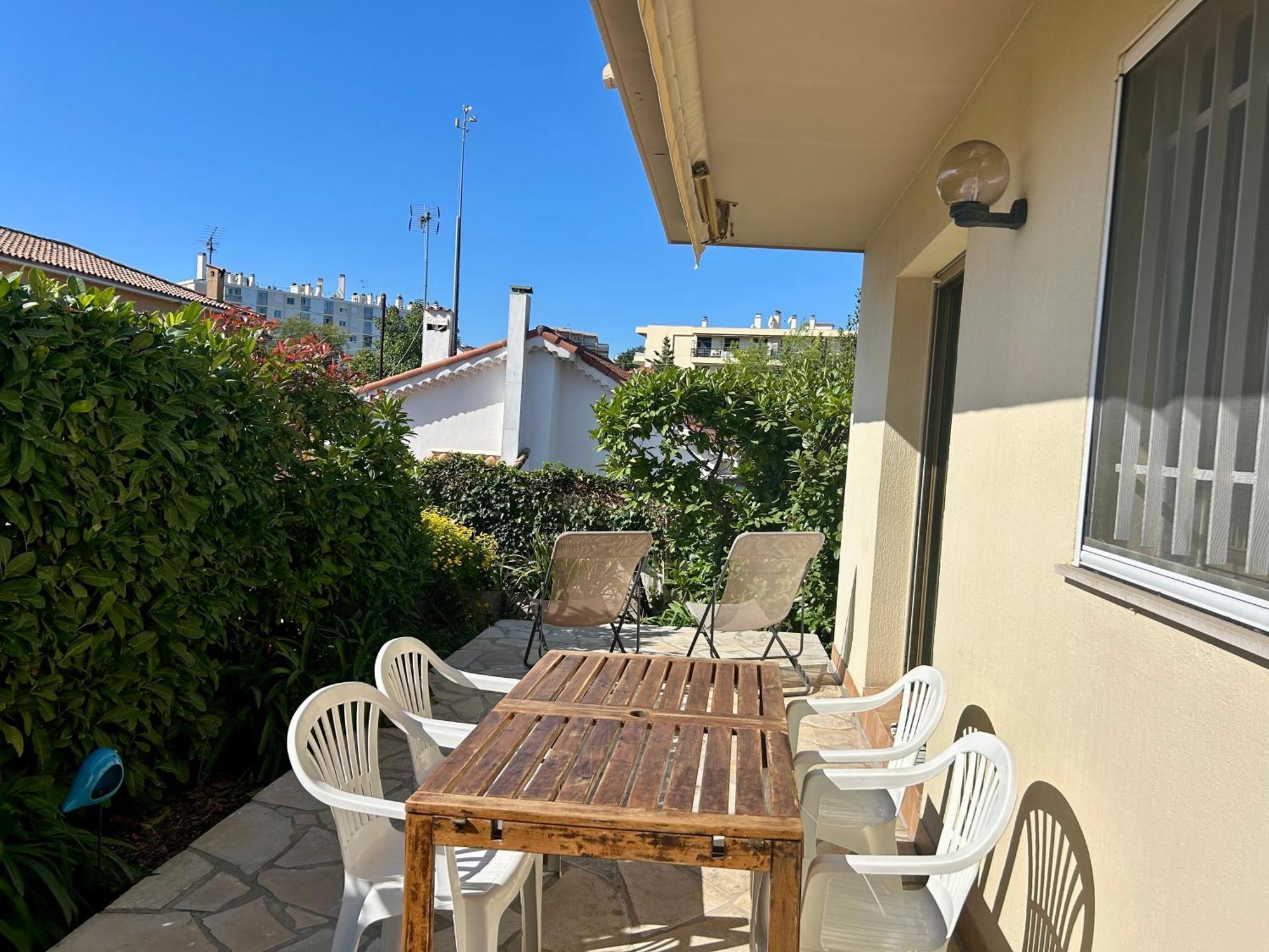 Les Ondes - Terrasse Rdc Villa Calme Parking Proche Plage 앙티브 외부 사진